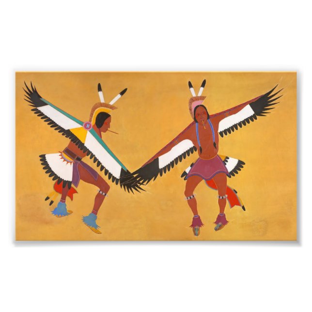 Two Eagle Dancers Photo Print (Front)