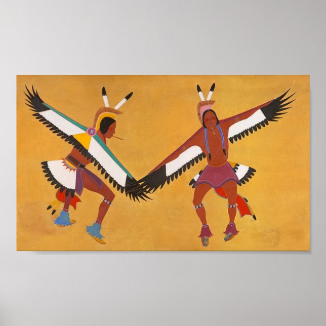 Two Eagle Dancers Poster (Front)