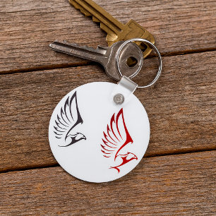 Two Eagles Keychain