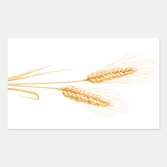 Two ears of wheat sticker (Front)