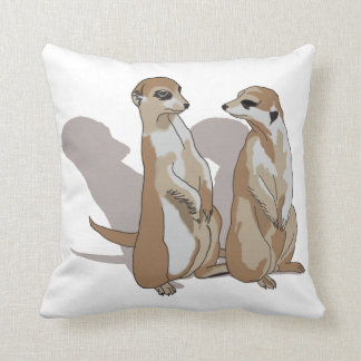 two earth males with shade throw pillow