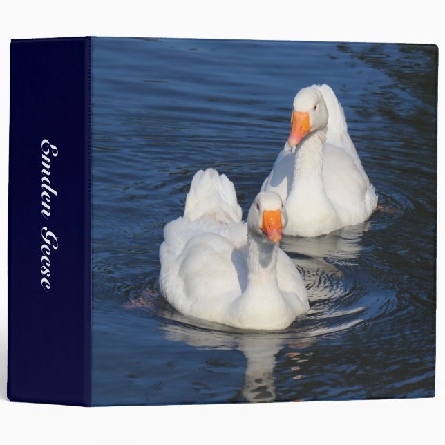 Two Emden Geese II Binder (Front/Spine)