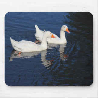 Two Emden Geese Mouse Pad
