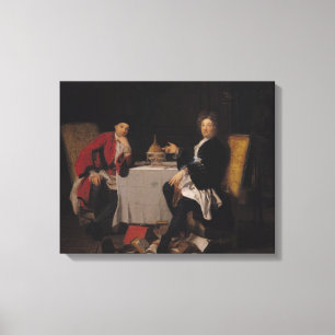 Two Epicureans Canvas Print