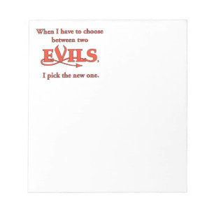 Two Evils Notepad