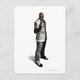 Two-Face Colour Postcard
