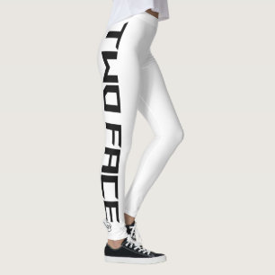 TWO FACE white#001 Leggings