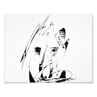 Two Faced Digital Art Print