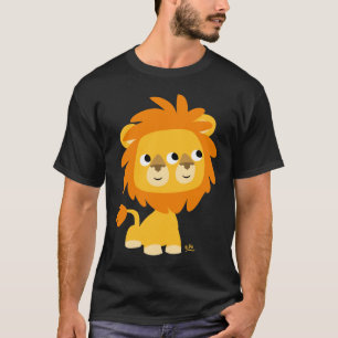 Two-Faced, the cutest cartoon lion T-shirt