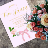 Two Fancy Bow Floral Birthday