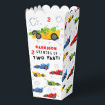Two Fast 2nd Birthday Kids Racing Cars Custom Favo Favor Box<br><div class="desc">Two Fast 2nd Birthday Kids Racing Cars Personalized Name Custom Party Favour Boxes Popcorn Boxes features your custom text with a colourful racing cars. Fabulous for kids birthday party celebrations. Designed by Evco Studio www.zazzle.com/store/evcostudio</div>