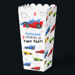 Two Fast 2nd Birthday Kids Racing Cars Custom Favor Box<br><div class="desc">Two Fast 2nd Birthday Kids Racing Cars Personalized Name Custom Party Favour Boxes Popcorn Boxes features your custom text with a colourful racing cars. Fabulous for kids birthday party celebrations. Designed by Evco Studio www.zazzle.com/store/evcostudio</div>