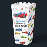 Two Fast 2nd Birthday Kids Racing Cars Custom Favor Box<br><div class="desc">Two Fast 2nd Birthday Kids Racing Cars Personalized Name Custom Party Favour Boxes Popcorn Boxes features your custom text with a colourful racing cars. Fabulous for kids birthday party celebrations. Designed by Evco Studio www.zazzle.com/store/evcostudio</div>