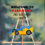 Two Fast 2nd Birthday Kids Racing Cars Welcome Acrylic Sign<br><div class="desc">Two Fast 2nd Birthday Kids Racing Cars Personalized Welcome Acrylic Sign features your custom welcome message with a colourful racing cars. Fabulous for kids birthday party celebrations. Designed by Evco Studio www.zazzle.com/store/evcostudio</div>