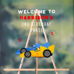 Two Fast 2nd Birthday Kids Racing Cars Welcome Acrylic Sign<br><div class="desc">Two Fast 2nd Birthday Kids Racing Cars Personalized Welcome Acrylic Sign features your custom welcome message with a colourful racing cars. Fabulous for kids birthday party celebrations. Designed by Evco Studio www.zazzle.com/store/evcostudio</div>