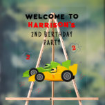 Two Fast 2nd Birthday Kids Racing Cars Welcome Acrylic Sign<br><div class="desc">Two Fast 2nd Birthday Kids Racing Cars Personalized Welcome Acrylic Sign features your custom welcome message with a colourful racing cars. Fabulous for kids birthday party celebrations. Designed by Evco Studio www.zazzle.com/store/evcostudio</div>