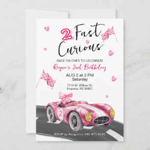 Two Fast Birthday Invitation