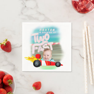 Two Fast Birthday Party Napkin