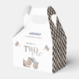 TWO Fast Monster Truck Birthday Favour Box