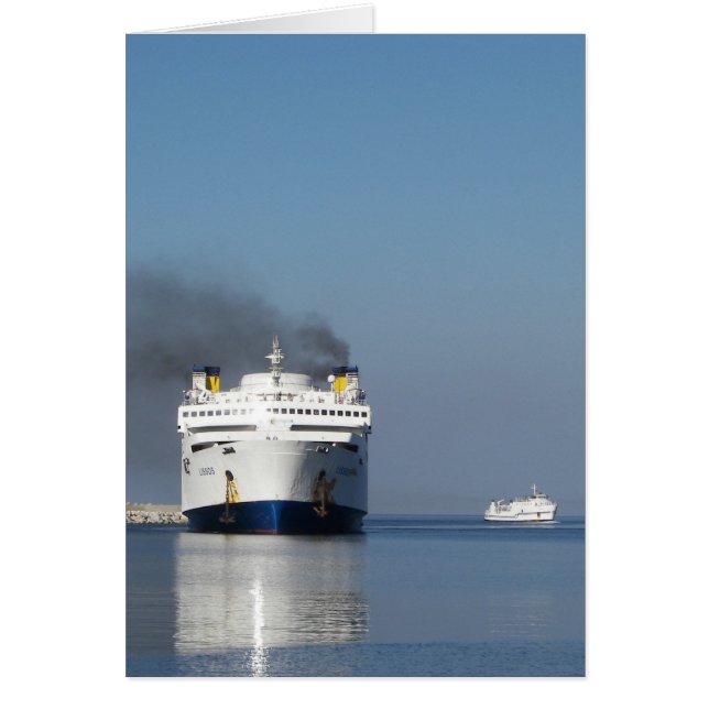 Two Ferries In Greece (Front)