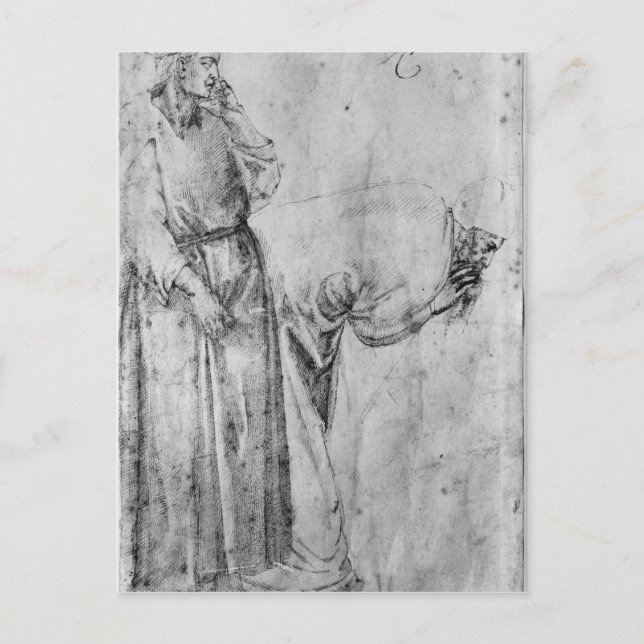 Two figures postcard (Front)