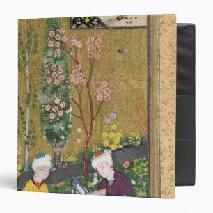 Two Figures Reading and Relaxing in an Orchard Binder