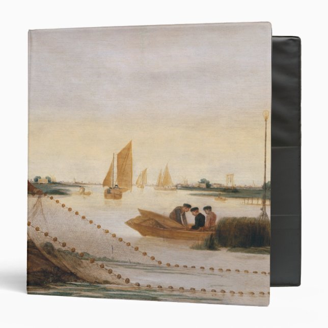 Two Fishermen Pulling in their Nets Binder (Front/Inside)