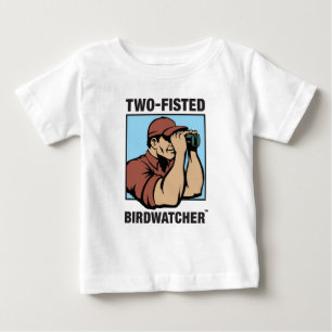Two-Fisted Birdwatcher Infant Long Sleeve Baby T-Shirt