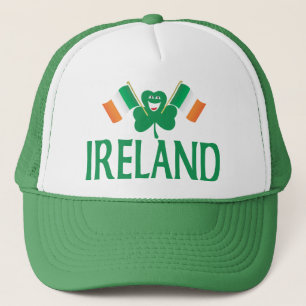 Two Flags of Ireland Trucker Hat