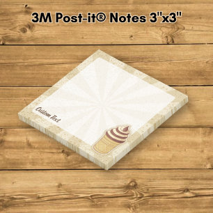 Two Flavours Ice Cream Cup Post-it Notes