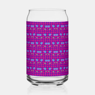 Two Flowers Cupflowers Can Glass