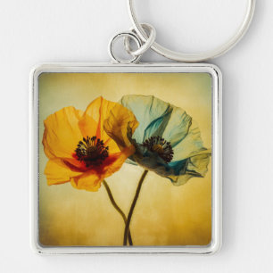 Two Flowers Keychain