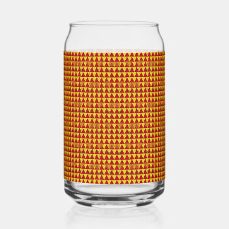 Two Flowers Triangles Can Glass