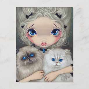 "Two Fluffy Kittens" By Jasmine Becket-Griffith Postcard