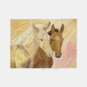 Two Foals fleece Blanket