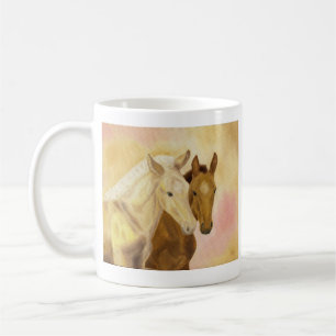 Two foals mug