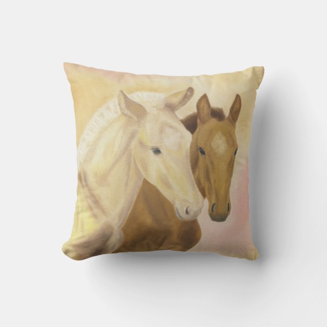 Two Foals pillow (Front)