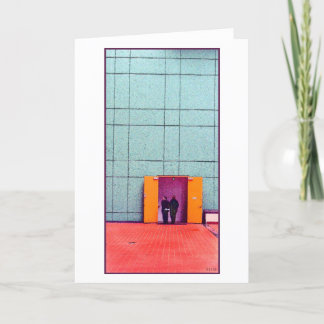 two folks blank greeting card