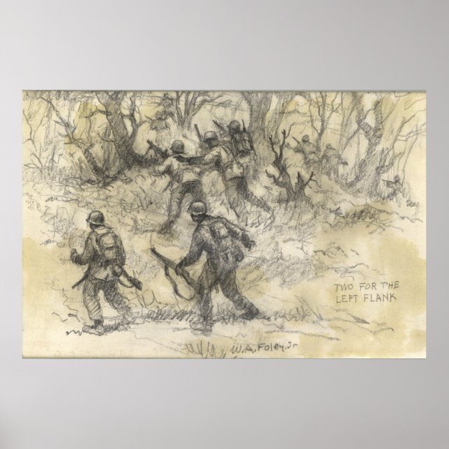 Two for the left flank poster (Front)