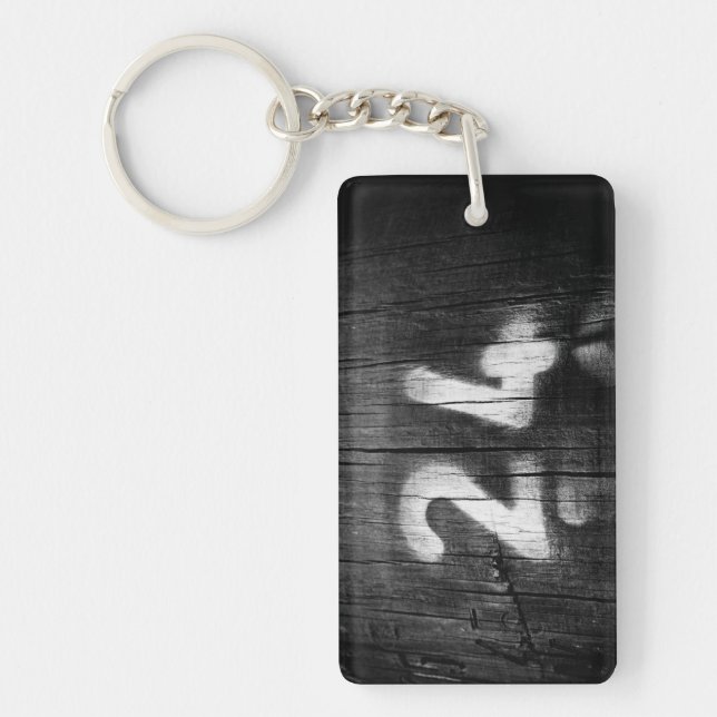 two four post keychain (Front)