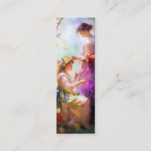 Two Friends Bookmark Mini Business Card