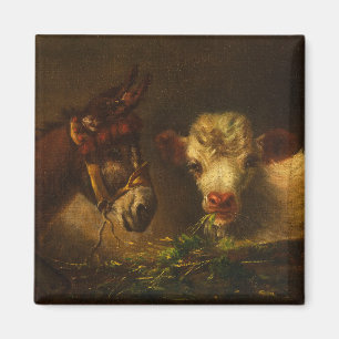 Two Friends (Donkey and Lamb) (Farm Animals) Magnet
