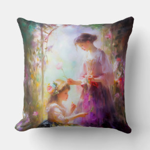 Two Friends  Throw Pillow