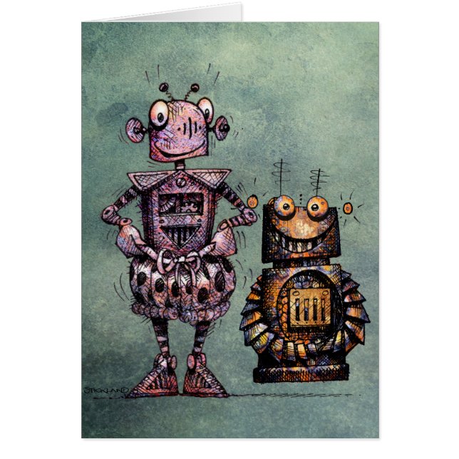 Two Funny Robots! (Front)