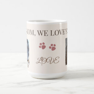 Two Fur Babies, One Amazing Mom 2 photos Coffee Mug