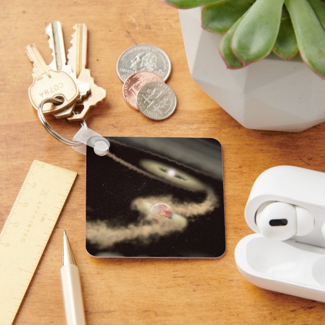 Two Gas Giant Exoplanets Orbiting A Young Star Keychain (Desk)
