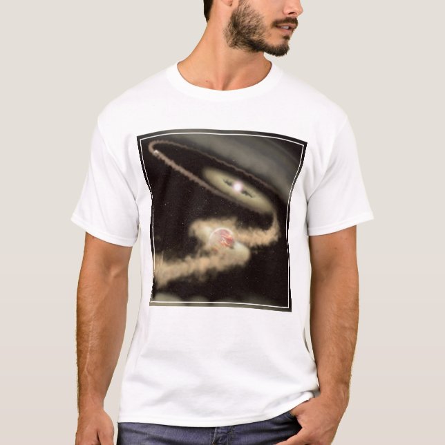 Two Gas Giant Exoplanets Orbiting A Young Star T-Shirt (Front)