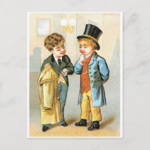 Two Gentlemen Postcard