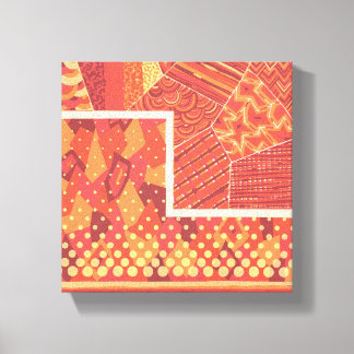 Two Geometric Shapes Compositions Art Canva Print