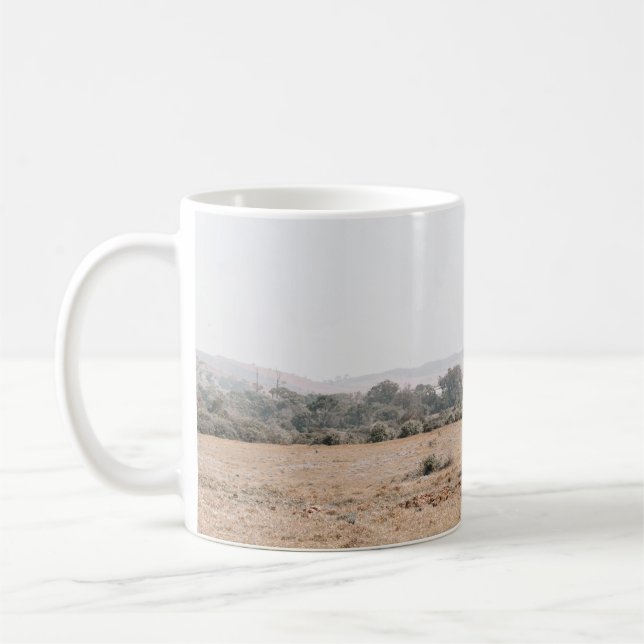 TWO GIRAFFES COFFEE MUG (Left)